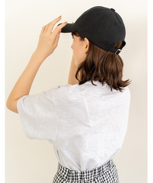 chocomee（チョコミー）の「logo C cap（キャップ・レディース・ブラック・FREE）」の5枚目の写真