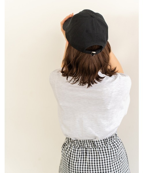 chocomee（チョコミー）の「logo C cap（キャップ・レディース・ブラック・FREE）」の3枚目の写真