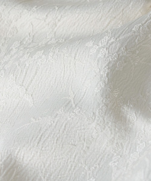 CLEIO（クレイオ）の「【CLEIO】シアーレイヤードジャガードキャミビスチェ/SHEER LAYERED JACQUARD CAMI BUSTIER/940-11607（キャミソール・レディース・ブラック/アイボリー・FREE）」の11枚目の写真