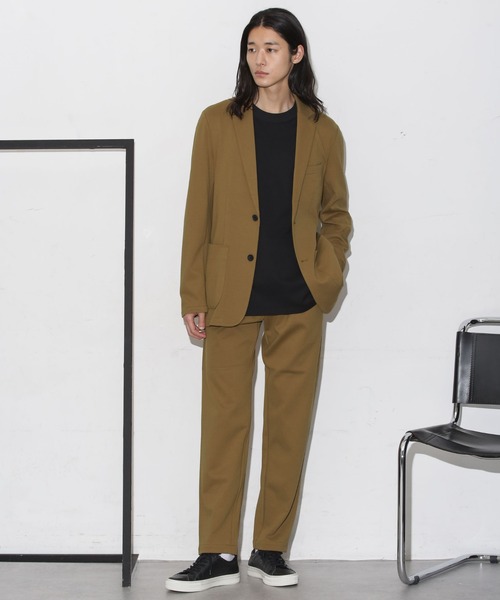 NANO universe（ナノユニバース）の「アクティブストレッチポンチセットアップ（セットアップ・メンズ・ベージュ/ネイビー/チャコール・S/M/L/XL）」の12枚目の写真