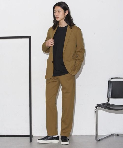 NANO universe（ナノユニバース）の「アクティブストレッチポンチセットアップ（セットアップ・メンズ・ベージュ/ネイビー/チャコール・S/M/L/XL）」の14枚目の写真