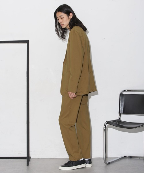 NANO universe（ナノユニバース）の「アクティブストレッチポンチセットアップ（セットアップ・メンズ・ベージュ/ネイビー/チャコール・S/M/L/XL）」の15枚目の写真