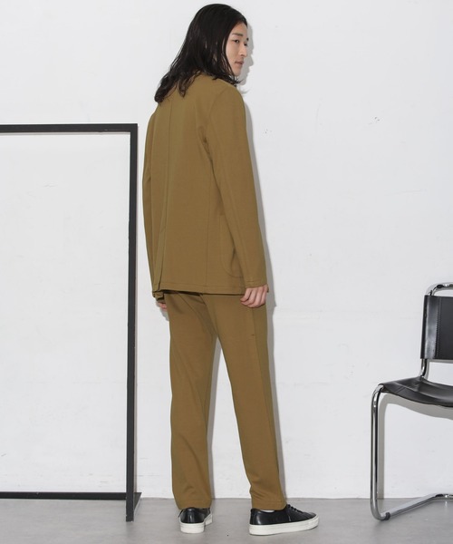 NANO universe（ナノユニバース）の「アクティブストレッチポンチセットアップ（セットアップ・メンズ・ベージュ/ネイビー/チャコール・S/M/L/XL）」の16枚目の写真