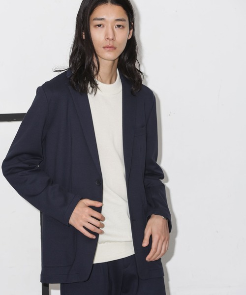 NANO universe（ナノユニバース）の「アクティブストレッチポンチセットアップ（セットアップ・メンズ・ベージュ/ネイビー/チャコール・S/M/L/XL）」の17枚目の写真