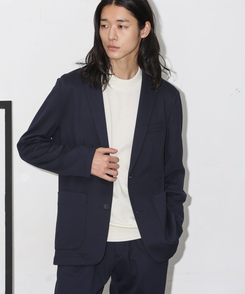 NANO universe（ナノユニバース）の「アクティブストレッチポンチセットアップ（セットアップ・メンズ・ベージュ/ネイビー/チャコール・S/M/L/XL）」の19枚目の写真