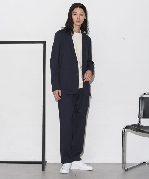 NANO universe（ナノユニバース）の「アクティブストレッチポンチセットアップ（セットアップ・メンズ・ベージュ/ネイビー/チャコール・S/M/L/XL）」の22枚目の写真