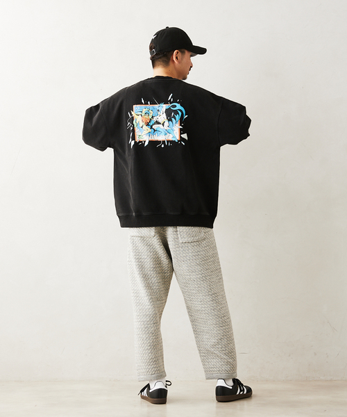 JOURNAL STANDARD relume(ジャーナルスタンダード レリューム)の「バーズアイ リブラインニットパンツ(その他パンツ・メンズ・グレー/ネイビー・LARGE/MEDIUM)」の8枚目の写真