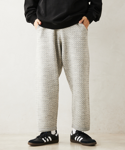 JOURNAL STANDARD relume(ジャーナルスタンダード レリューム)の「バーズアイ リブラインニットパンツ(その他パンツ・メンズ・グレー/ネイビー・LARGE/MEDIUM)」の10枚目の写真