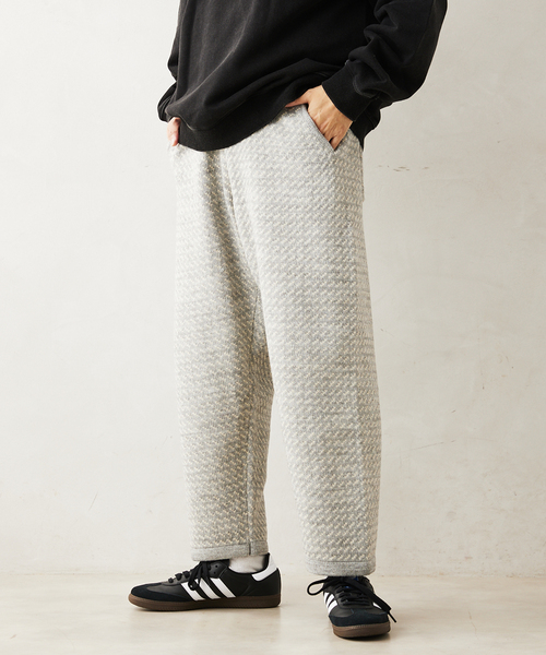 JOURNAL STANDARD relume(ジャーナルスタンダード レリューム)の「バーズアイ リブラインニットパンツ(その他パンツ・メンズ・グレー/ネイビー・LARGE/MEDIUM)」の11枚目の写真