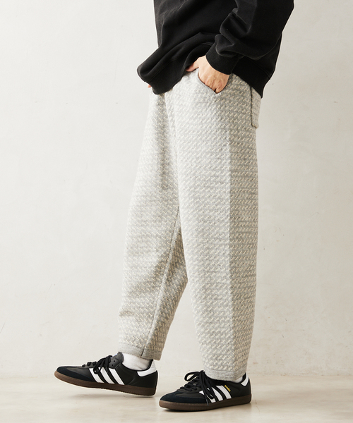 JOURNAL STANDARD relume(ジャーナルスタンダード レリューム)の「バーズアイ リブラインニットパンツ(その他パンツ・メンズ・グレー/ネイビー・LARGE/MEDIUM)」の13枚目の写真