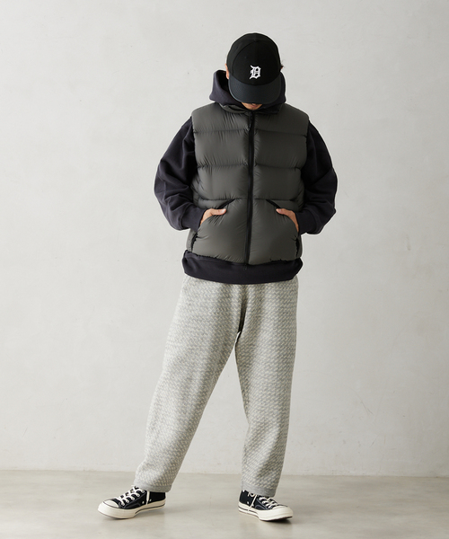 JOURNAL STANDARD relume(ジャーナルスタンダード レリューム)の「バーズアイ リブラインニットパンツ(その他パンツ・メンズ・グレー/ネイビー・LARGE/MEDIUM)」の15枚目の写真