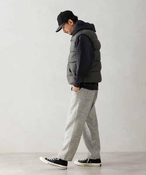 JOURNAL STANDARD relume(ジャーナルスタンダード レリューム)の「バーズアイ リブラインニットパンツ(その他パンツ・メンズ・グレー/ネイビー・LARGE/MEDIUM)」の19枚目の写真
