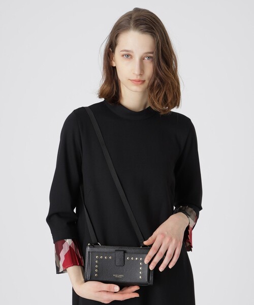 【美品】ブルーレーベルクレストブリッジ スタッズ ショルダーバッグ チェーン BLUE LABEL CRESTBRIDGE（ブルーレーベルクレストブリッジ）の