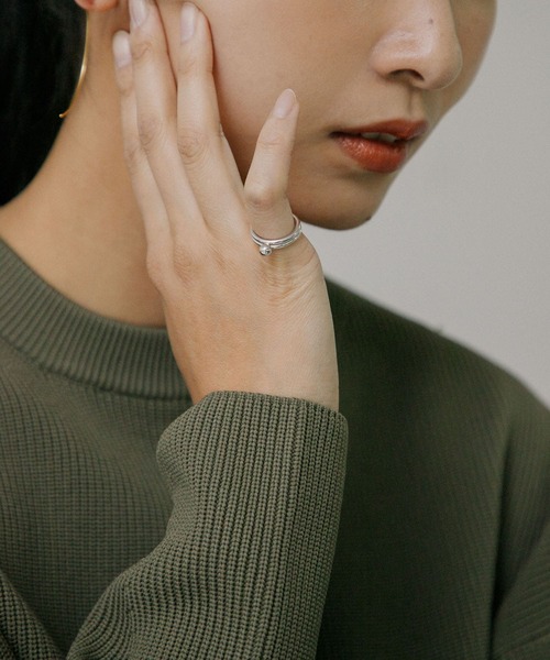 URBAN RESEARCH（アーバンリサーチ）の「『別注』Naotokojima×URBAN RESEARCH　ball p ring（リング・レディース・シルバー/ゴールド・5）」の10枚目の写真