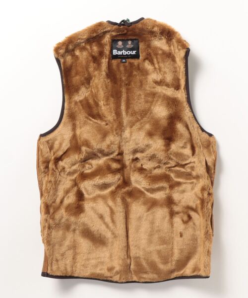 Barbour（バブアー）の「Barbour Warm Pile Waistcoat Zip-In Liner バブアー ライナーベスト ジレ ファーライナー フロントジップ（ベスト・レディース・ブラウン/ブラック・34/38/42/44/40）」の21枚目の写真