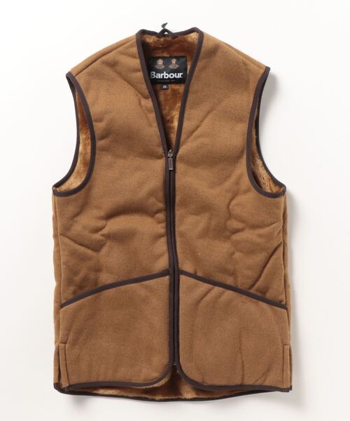 Barbour（バブアー）の「Barbour Warm Pile Waistcoat Zip-In Liner バブアー ライナーベスト ジレ ファーライナー フロントジップ（ベスト・レディース・ブラウン/ブラック・34/38/42/44/40）」の22枚目の写真