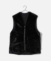 Barbour Warm Pile Waistcoat Zip-In Liner バブアー ライナーベスト ジレ ファーライナー フロントジップ