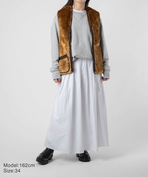 Barbour（バブアー）の「Barbour Warm Pile Waistcoat Zip-In Liner バブアー ライナーベスト ジレ ファーライナー フロントジップ（ベスト・レディース・ブラウン/ブラック・34/38/42/44/40）」の19枚目の写真