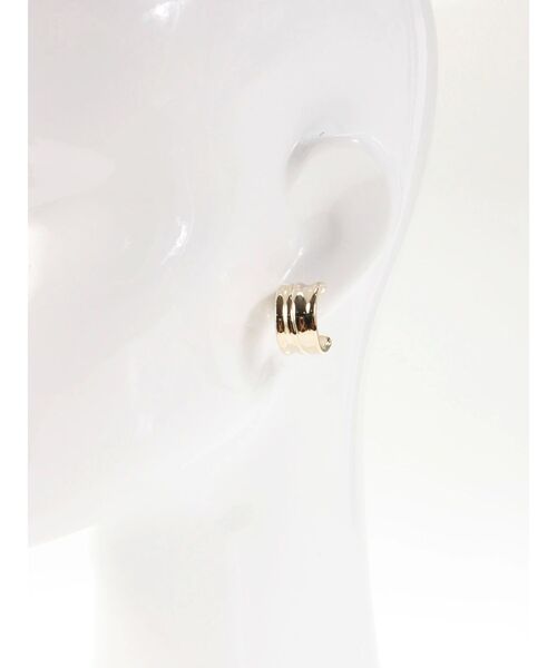 EVRIS（エヴリス）の「WIDE HOOPピアス（ピアス（両耳用）・レディース・シルバー/ゴールド・FREE）」の11枚目の写真