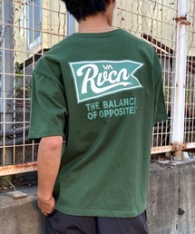 RVCA（ルーカ）の「【ZOZOTOWN限定】RVCA/ルーカ バックプリントＴシャツ フラッグロゴ オーバーサイズ 半袖Tee BE041-227（Tシャツ/カットソー）」