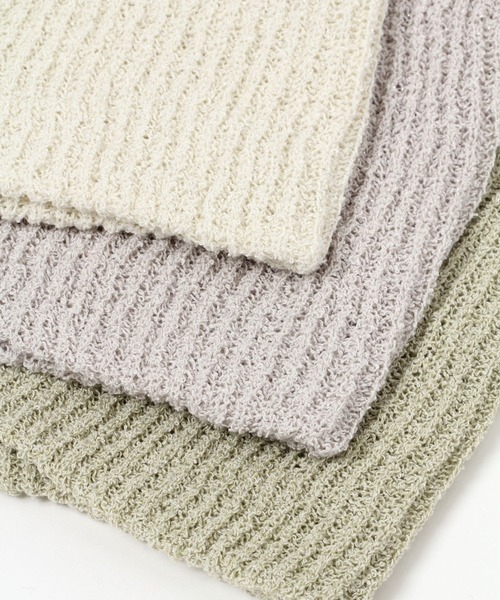 LAKOLE（ラコレ）の「ラメゆるニットワッチ / 996243（ニットキャップ/ビーニー・レディース・オフホワイト/サンドグレー/ブラック/ライトグリーン・FREE）」の9枚目の写真