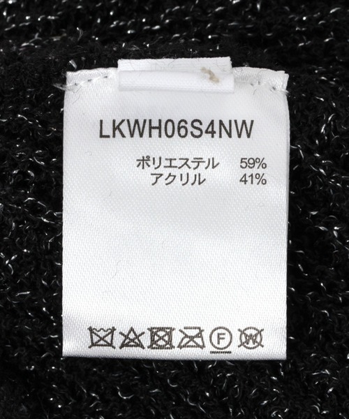 LAKOLE（ラコレ）の「ラメゆるニットワッチ / 996243（ニットキャップ/ビーニー・レディース・オフホワイト/サンドグレー/ブラック/ライトグリーン・FREE）」の10枚目の写真