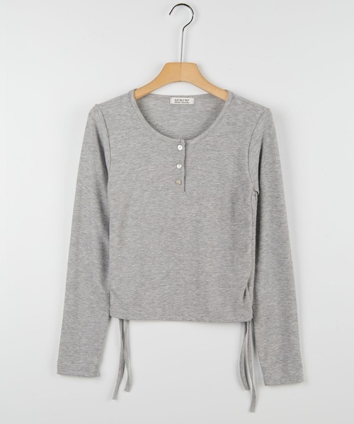 3.3 Field Trip (3.3フィールドトリップ)の「3.3 Field Trip/レイヤードトップス 2995685(Tシャツ/カットソー・レディース・ブラック/グレー・FREE)」の3枚目の写真