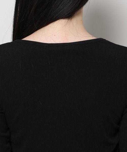 3.3 Field Trip (3.3フィールドトリップ)の「3.3 Field Trip/レイヤードトップス 2995685(Tシャツ/カットソー・レディース・ブラック/グレー・FREE)」の22枚目の写真