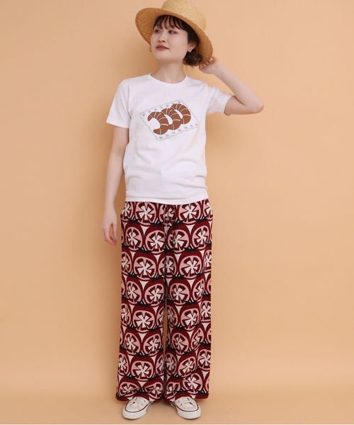 peu pres（プープレ）の「塩バターパンTシャツ（Tシャツ/カットソー・レディース・ホワイト・FREE）」の2枚目の写真