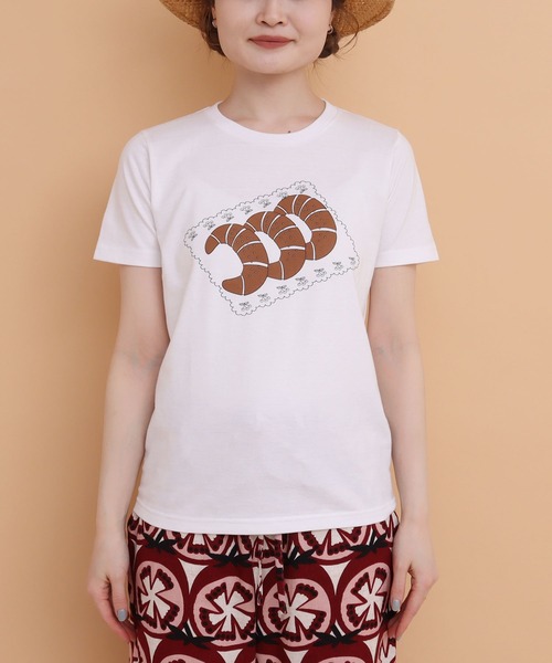 peu pres（プープレ）の「塩バターパンTシャツ（Tシャツ/カットソー・レディース・ホワイト・FREE）」の15枚目の写真