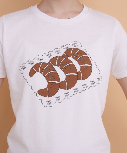 peu pres（プープレ）の「塩バターパンTシャツ（Tシャツ/カットソー・レディース・ホワイト・FREE）」の20枚目の写真