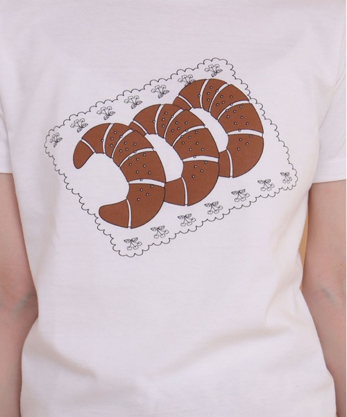 peu pres（プープレ）の「塩バターパンTシャツ（Tシャツ/カットソー・レディース・ホワイト・FREE）」の21枚目の写真