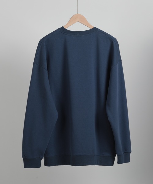 aimoha（アイモハ）の「aimoha men SLIM FIT PULLOVER スリムフィットスウェット（スウェット・メンズ・ネイビー/ダークグレー/ベージュ/ブルー/ブラック/ワインレッド・XXX-LARGE/XX-LARGE/X-LARGE/LARGE/MEDIUM）」の10枚目の写真