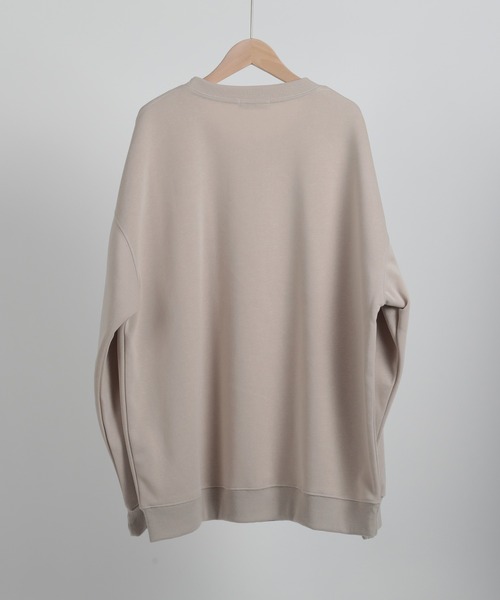 aimoha（アイモハ）の「aimoha men SLIM FIT PULLOVER スリムフィットスウェット（スウェット・メンズ・ネイビー/ダークグレー/ベージュ/ブルー/ブラック/ワインレッド・XXX-LARGE/XX-LARGE/X-LARGE/LARGE/MEDIUM）」の9枚目の写真