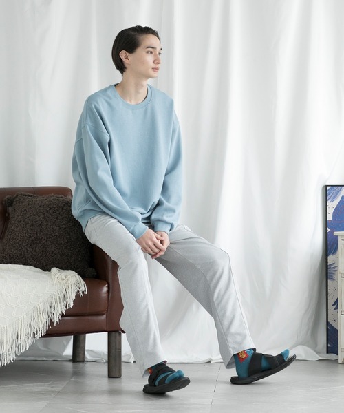 aimoha（アイモハ）の「aimoha men SLIM FIT PULLOVER スリムフィットスウェット（スウェット・メンズ・ネイビー/ダークグレー/ベージュ/ブルー/ブラック/ワインレッド・XXX-LARGE/XX-LARGE/X-LARGE/LARGE/MEDIUM）」の13枚目の写真