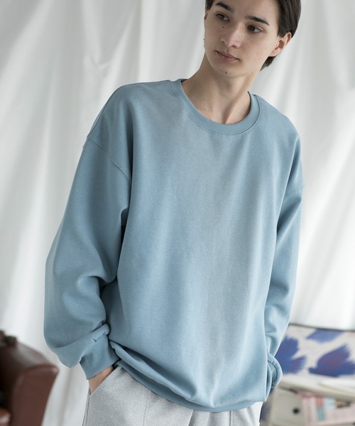 aimoha（アイモハ）の「aimoha men SLIM FIT PULLOVER スリムフィットスウェット（スウェット・メンズ・ネイビー/ダークグレー/ベージュ/ブルー/ブラック/ワインレッド・XXX-LARGE/XX-LARGE/X-LARGE/LARGE/MEDIUM）」の17枚目の写真