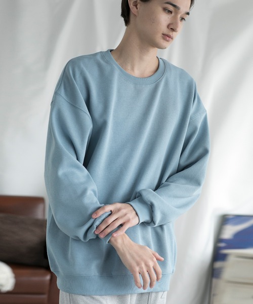 aimoha（アイモハ）の「aimoha men SLIM FIT PULLOVER スリムフィットスウェット（スウェット・メンズ・ネイビー/ダークグレー/ベージュ/ブルー/ブラック/ワインレッド・XXX-LARGE/XX-LARGE/X-LARGE/LARGE/MEDIUM）」の18枚目の写真