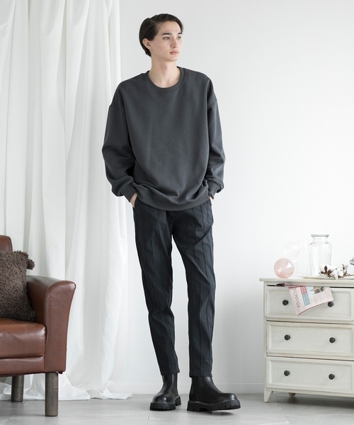 aimoha（アイモハ）の「aimoha men SLIM FIT PULLOVER スリムフィットスウェット（スウェット・メンズ・ネイビー/ダークグレー/ベージュ/ブルー/ブラック/ワインレッド・XXX-LARGE/XX-LARGE/X-LARGE/LARGE/MEDIUM）」の22枚目の写真