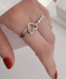 LYEON | ハートリング２点セット(リング)