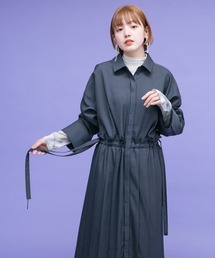 KBF | プリーツドッキングワンピース(ワンピース)