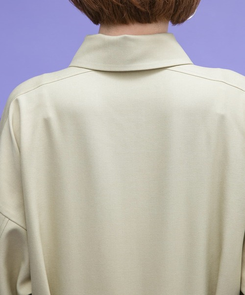 KBF(ケイビーエフ)の「プリーツドッキングワンピース(ワンピース・レディース・チャコールグレー/グリーン系その他・36/38)」の11枚目の写真