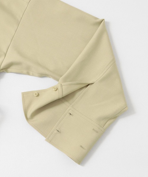 KBF(ケイビーエフ)の「プリーツドッキングワンピース(ワンピース・レディース・チャコールグレー/グリーン系その他・36/38)」の20枚目の写真