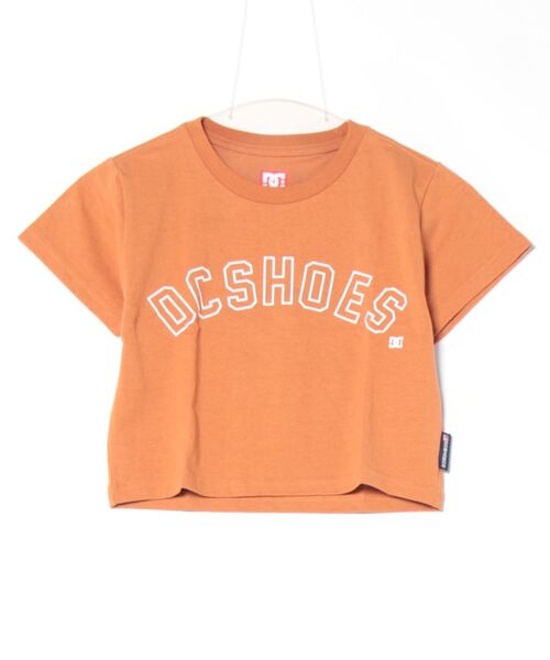 DC SHOES(ディーシーシューズ)の「24 WS ARCH SS/DC半袖ロゴTシャツ(Tシャツ/カットソー・レディース・ホワイト/ブラック/オレンジ・MEDIUM/LARGE/SMALL)」の3枚目の写真