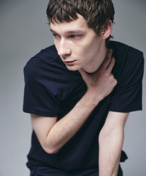 HANES（ヘインズ）の「”2枚セット”【HANES / ヘインズ】別注 2パックオーガニックコットンTシャツ（Tシャツ/カットソー・メンズ・ネイビー/ホワイト系その他/ホワイト/ブラック・MEDIUM/SMALL/X-LARGE/LARGE）」の10枚目の写真