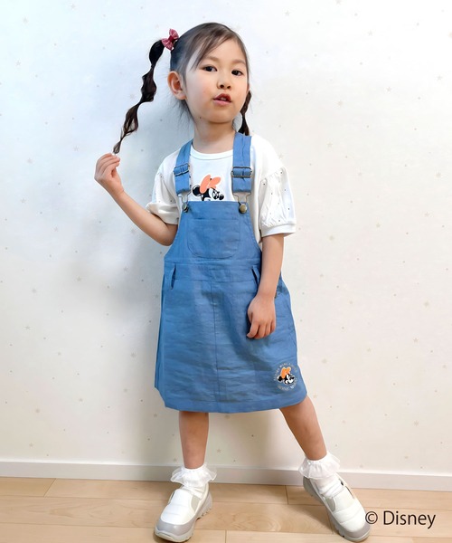 SKAPE（エスケープ）の「<ﾃﾞｨｽﾞﾆｰ>ﾊﾟﾌｿﾃﾞTｼｬﾂ（Tシャツ/カットソー・キッズ・ホワイト/ピンク・80ｃｍ/90cm/100cm/110cm/120cm）」の4枚目の写真