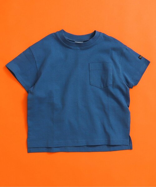 BREEZE(ブリーズ)の「【WEB限定】ボーダー&無地半袖Tシャツ(Tシャツ/カットソー・キッズ・ダークブルー/ベージュ/その他11/オレンジ/イエロー/グリーン/レッド/ピンク/クリーム/ブルー/その他12/オフホワイト/ブラック/エメラルド・90/130/100/110/120/150/140)」の9枚目の写真