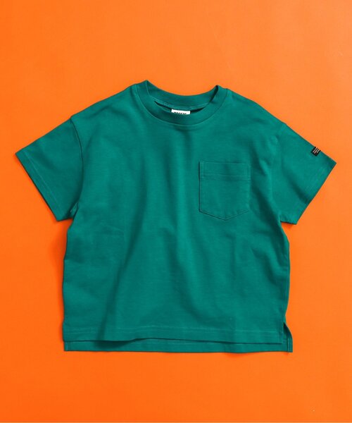 BREEZE(ブリーズ)の「【WEB限定】ボーダー&無地半袖Tシャツ(Tシャツ/カットソー・キッズ・ダークブルー/ベージュ/その他11/オレンジ/イエロー/グリーン/レッド/ピンク/クリーム/ブルー/その他12/オフホワイト/ブラック/エメラルド・90/130/100/110/120/150/140)」の7枚目の写真