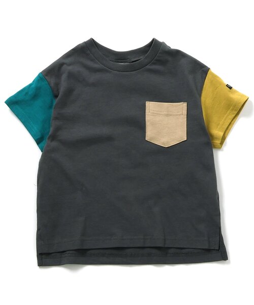 BREEZE(ブリーズ)の「【WEB限定】ボーダー&無地半袖Tシャツ(Tシャツ/カットソー・キッズ・ダークブルー/ベージュ/その他11/オレンジ/イエロー/グリーン/レッド/ピンク/クリーム/ブルー/その他12/オフホワイト/ブラック/エメラルド・90/130/100/110/120/150/140)」の17枚目の写真