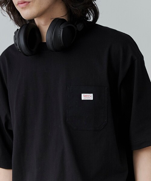 SMITH'S（スミス）の「SMITH’S（スミス）別注シンプルポケットTシャツ（Tシャツ/カットソー・メンズ・ダークグリーン/ブラック/ホワイト/ダークグレー/ロイヤルブルー/ネイビー・S/M/L/XL）」の9枚目の写真