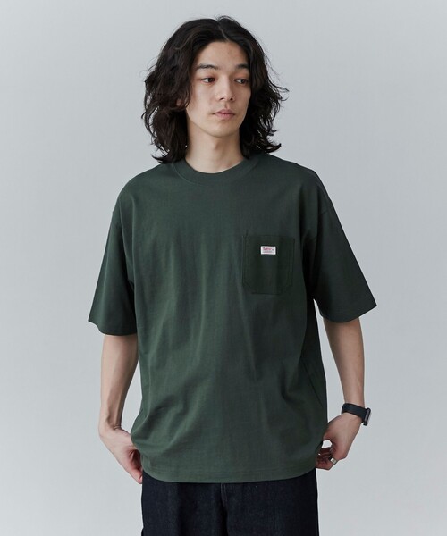 SMITH'S（スミス）の「SMITH’S（スミス）別注シンプルポケットTシャツ（Tシャツ/カットソー・メンズ・ダークグリーン/ブラック/ホワイト/ダークグレー/ロイヤルブルー/ネイビー・S/M/L/XL）」の20枚目の写真